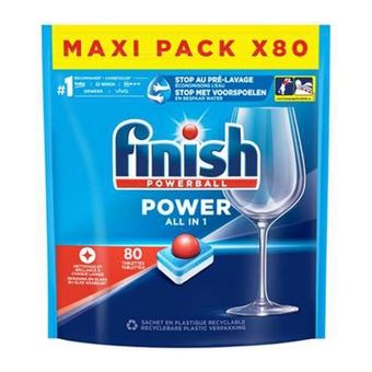 Finish | Power All-in-1 Regular | 4 x 80 stuks