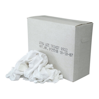 Euro Products | Poetsdoek | Witte tricot | Doos 10 kg