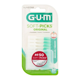 Gum | Soft-Picks Original Tandenstokers | 6 x 50 stuks