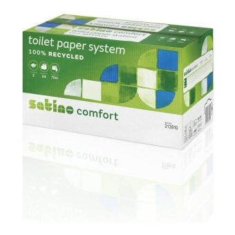 Satino Comfort 313911 Toiletpapier | 3-laags | Doprol | 24 x 70 meter