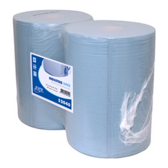 Euro Products | Industriepapier | Blauw recycled | 2- laags | 2 x 400 meter