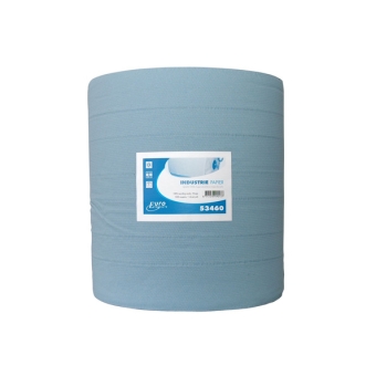 Euro Products | Industriepapier 3-laags | Blauw | 380 meter