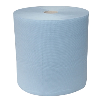 Euro Products | Industriepapier 3-laags | Blauw verlijmd | 380 meter