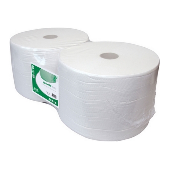 Euro Products | Industriepapier | 1- laags recycled | Wit | 2 x 1000 meter