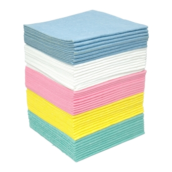 Euro Products | Reinigingsdoek | Roze | 38 x 40 cm | Doos 200 stuks