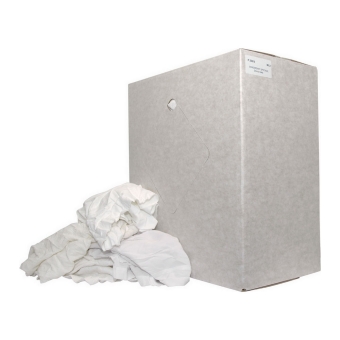 Euro Products | Poetsdoek | Witte lappen scheepskwaliteit | Doos 10 kg