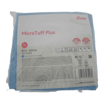 Vileda | Microtuff | Plus | Blauw | 5 stuks