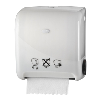 Euro Products | Pearl White Handdoekautomaat | Autocut | E-matic