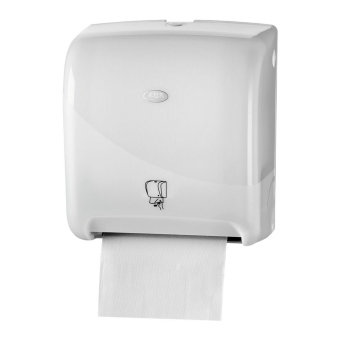 Euro Products | Pearl White Handdoekautomaat | Tear&Go | E-matic