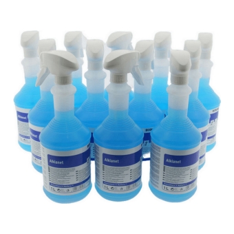 Ecolab | Alklanet | Glasreiniger | Sprayflacon 12 x 1 liter