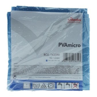 Vileda | PVA Micro | Blauw | 5 stuks