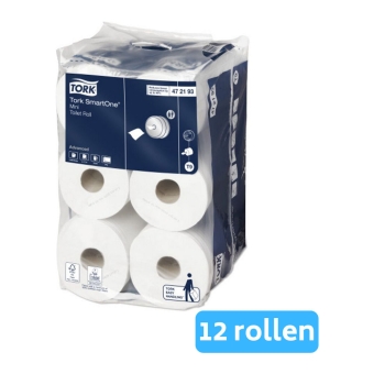 Tork |  SmartOne Mini Toiletrol | 2 laags 12 stuks