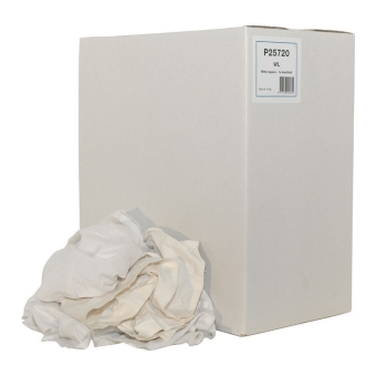 Euro Products | Poetsdoek | Witte Lappen 1ste kwaliteit | Doos 10 kg