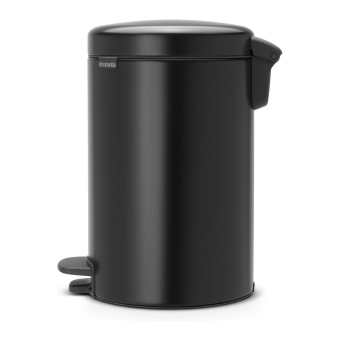 Brabantia Pedaalemmer 12 liter NewIcon mat/zwart