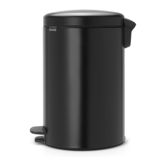 Brabantia Pedaalemmer 20 liter NewIcon mat/zwart