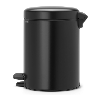 Brabantia Pedaalemmer 5 liter NewIcon mat/zwart