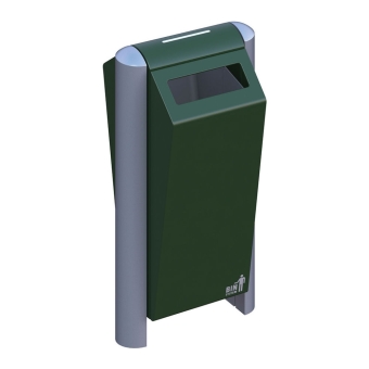 Binsystem Double Bin 120 liter groen