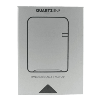 Euro Products | Quartz | Vouwhanddoekdispenser C-vouw en multifold | Zwart