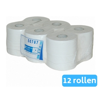 Euro Products | Mini Jumbo toiletpapier | Cellulose 2-laags | 12 x 150 meter