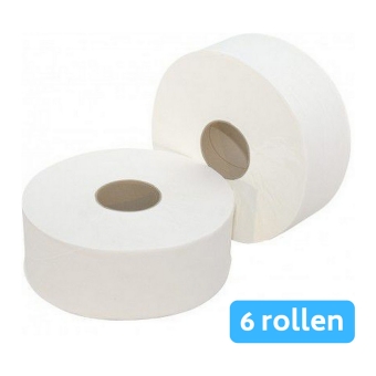 Euro Products | Maxi Jumbo toiletpapier | Cellulose 2-laags | 6 x 300 meter