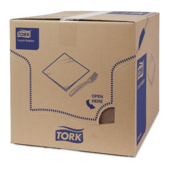 Tork | Lunch |  servetten 33x33 cm bruin