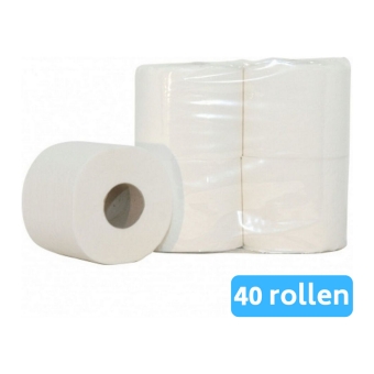 Euro Products | Toiletpapier | 2-laags | Cellulose | 10 x 4 rollen