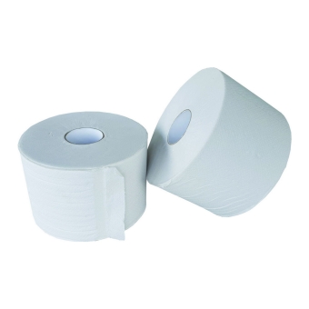 Euro Products | Toiletpapier | Compact 2-laags | Wit | 24 x 100 meter