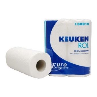 Euro Products | Keukenrol cellulose 2-laags | 16 x 2 rollen