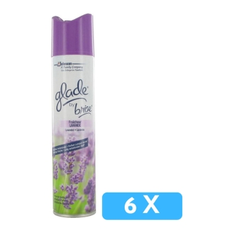 Brise | Glade luchtverfrisser | Lavendel en violet | Spuitbus 6 x 300 ml