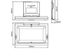 Mediclinics Babyverschoontafel wandmodel horizontaal RVS