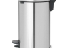 Brabantia Pedaalemmer 12 liter NewIcon mat/rvs