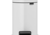 Brabantia Pedaalemmer 3 liter NewIcon wit