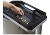 EKO Recycle Mirage Sensor Bin 2x20L Mat RVS