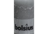 Bolsius | Rustieke Stompkaarsen 130/68 | Stormy Grey | 6 stuks