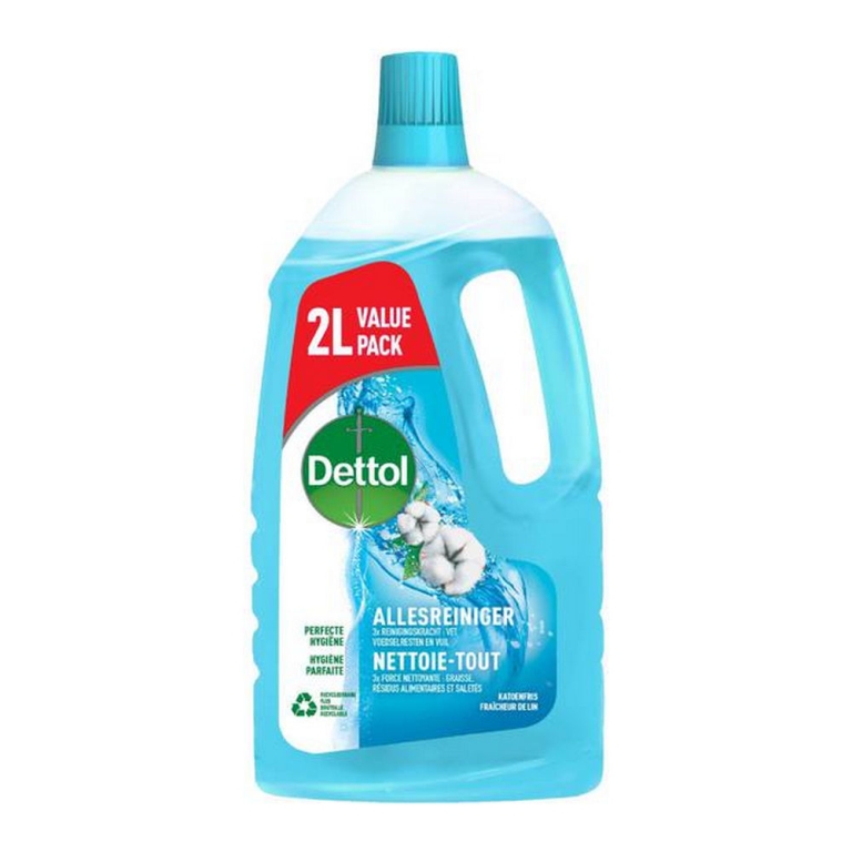 Dettol | Allesreiniger Katoenfris | 4 x 2 liter