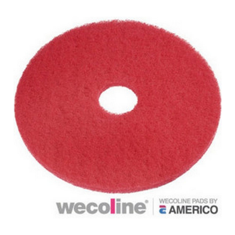 Wecoline | Vloerpad | Rood | 17 inch | 5 stuks