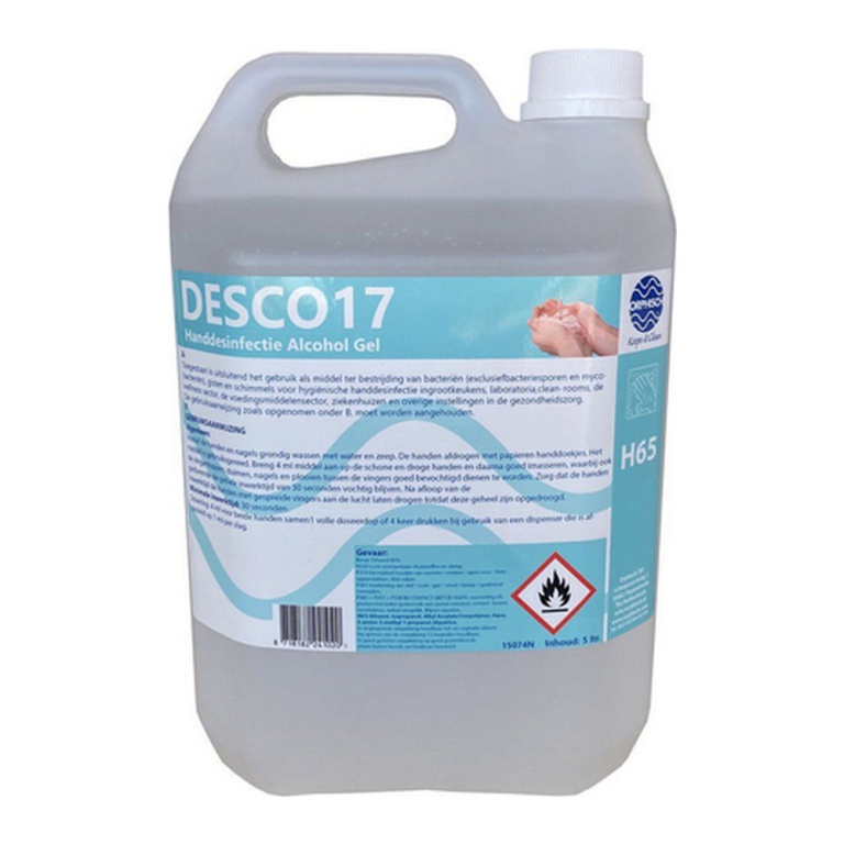 Desco17 | Handdesinfectie Alcoholgel | 5 liter