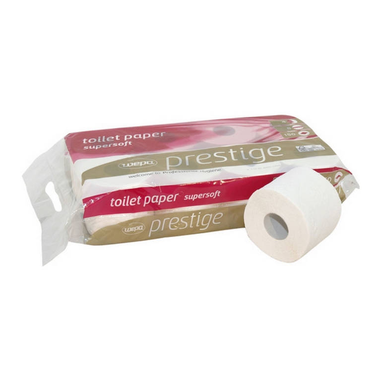 Wepa | Prestige | Toiletpapier 4 laags | 150 vel | 9 x 8 rollen