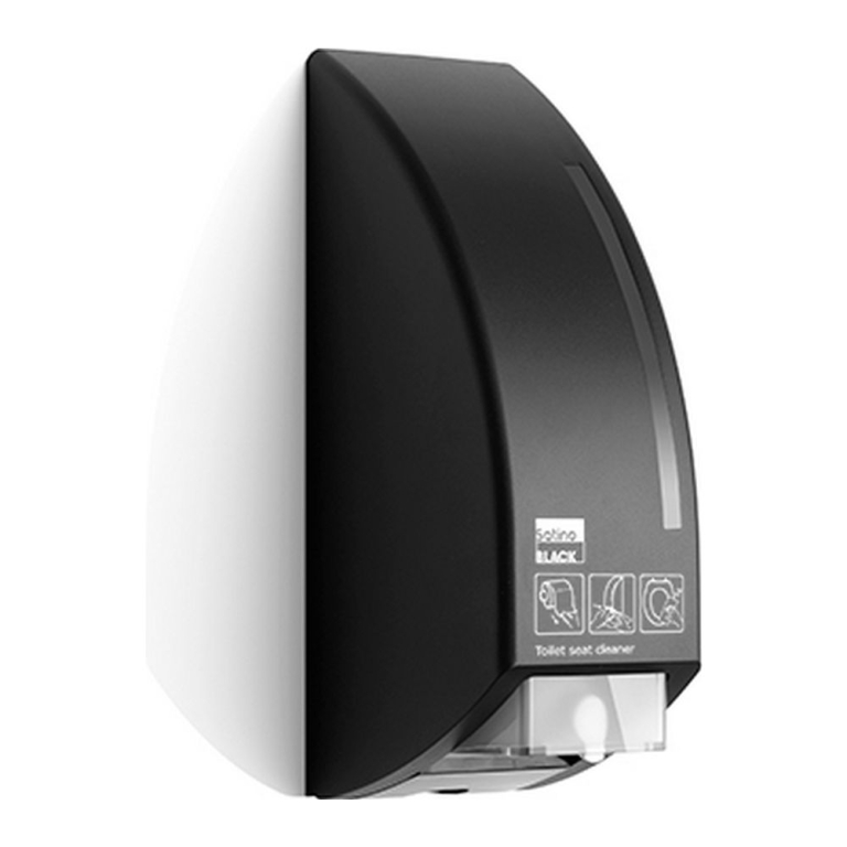 Satino Black toiletbrilreiniger-dispenser 180290