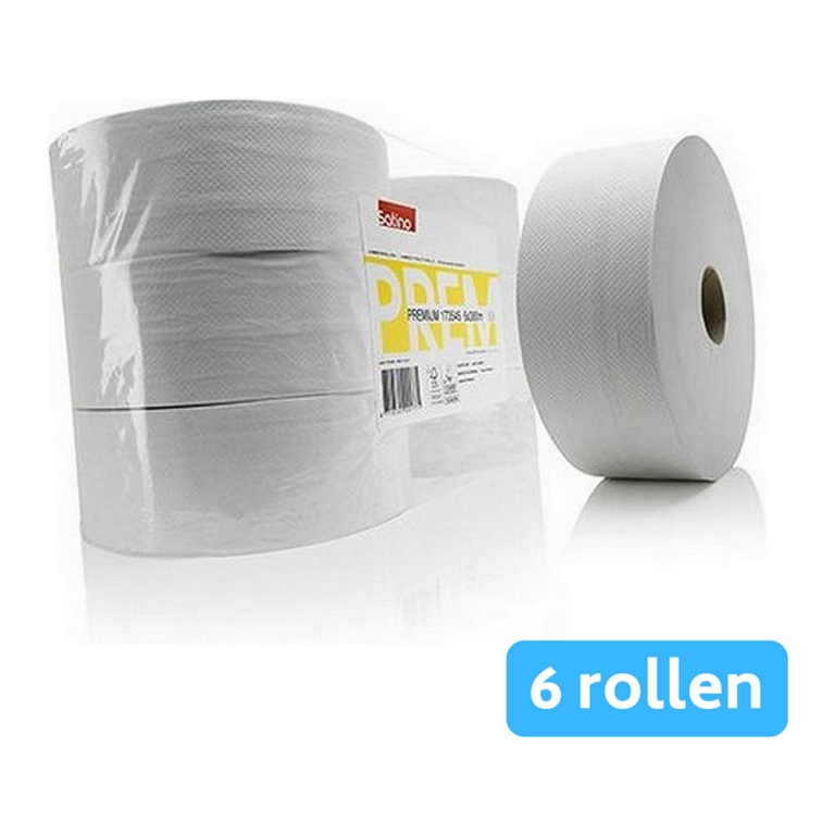 Satino | Premium toiletpapier 2-laags | Maxi jumbo | 6x380 meter