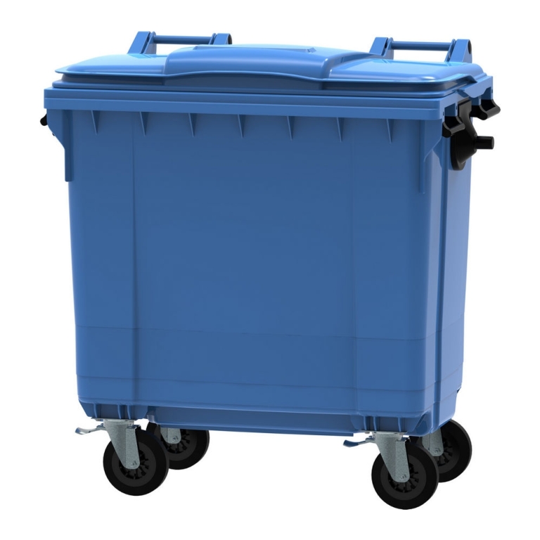 Kunststof container | Blauw | Inhoud: 770 liter