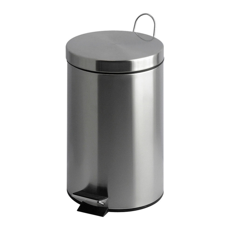 Pedaalemmer 20 liter chroom