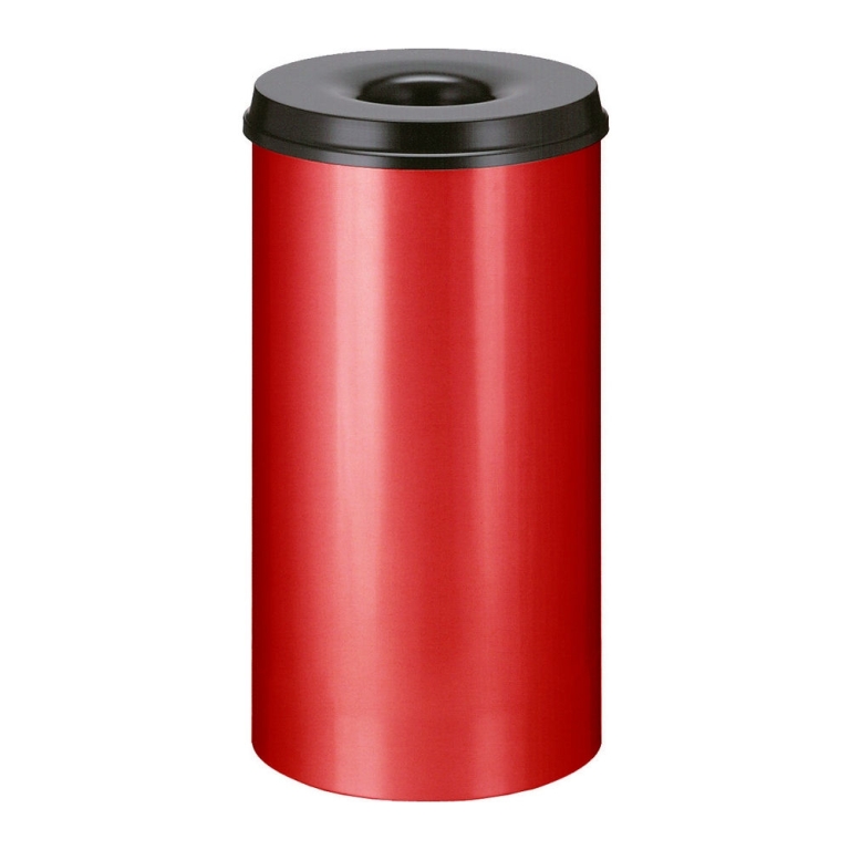 Papierbak vlamdovend 50ltr rood/zwart