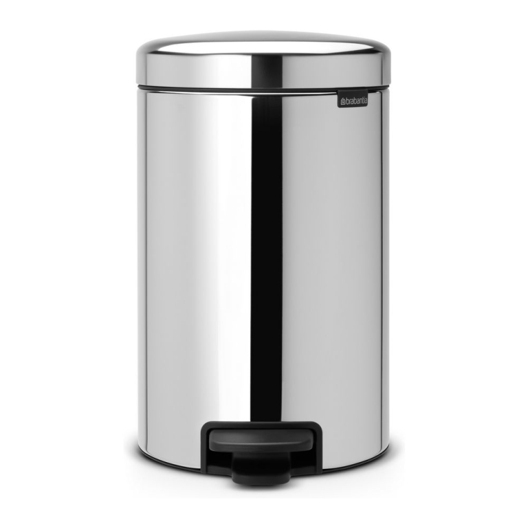 Brabantia Pedaalemmer 12 liter NewIcon rvs