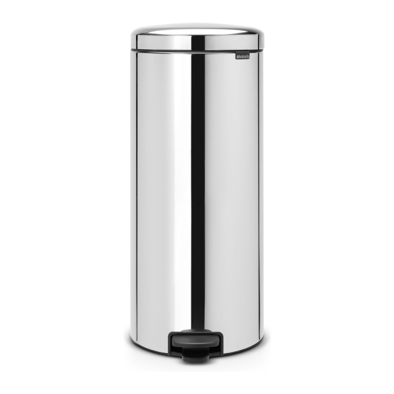 Brabantia Pedaalemmer 30 liter NewIcon rvs