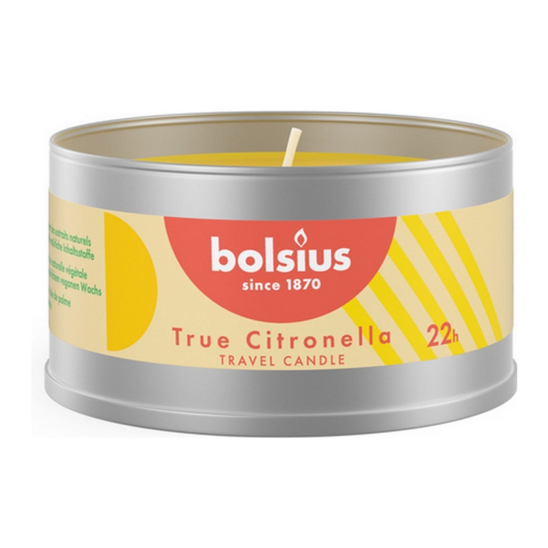 Bolsius | True Citronella | Geurkaars in Blik | 4 stuks