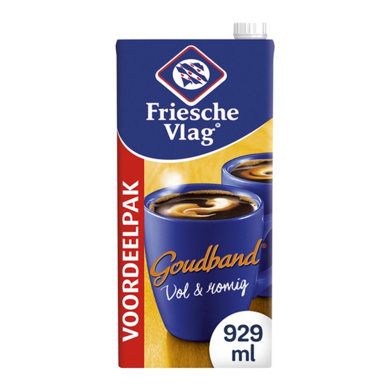 Friesche Vlag | Goudband | Koffiemelk | Pak 6 x 930 ml