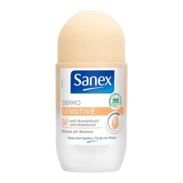 Sanex | Deodorant Roll-onn Dermo Sensitive | 6 x 50 ml