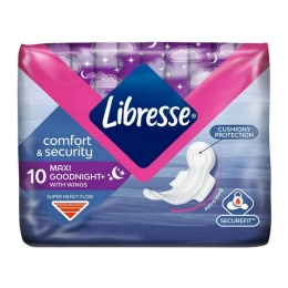 Libresse | Maxi Maandverband Goodnight | 6 x 10 stuks