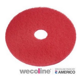 Wecoline | Vloerpad | Rood | 10 inch | 5 stuks